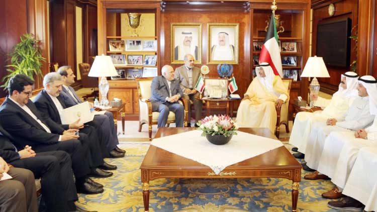 ഇ​റാ​ന്‍ വി​ദേ​ശ​കാ​ര്യ​മ​ന്ത്രി​യെ സ്വീ​ക​രി​ച്ചു