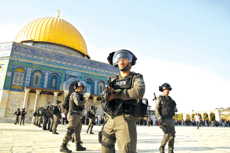 israeli police aqsa
