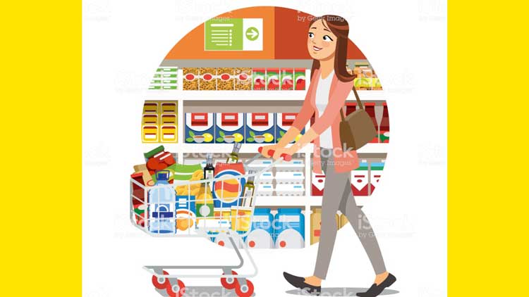 സൂപ്പർമാർക്കറ്റുകളിൽ  ഒരു മീറ്റർ അകലം പാലിക്കണം