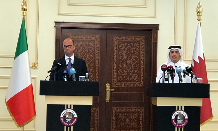 യു​ദ്ധ​ക്ക​പ്പ​ലു​ക​ൾ വാ​ങ്ങു​ന്ന​തി​ന്​  ഇ​റ്റ​ലി​യും ഖ​ത്ത​റും 591 കോ​ടി  ഡോ​ള​റിെ​ൻ​റ ക​രാ​ർ ഒ​പ്പു​വെ​ച്ചു