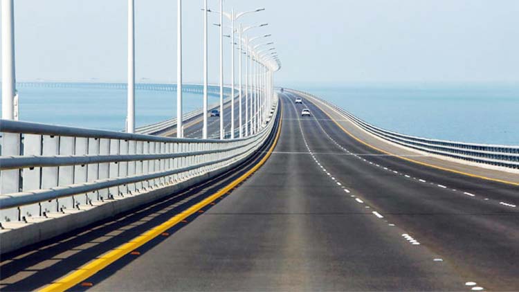 ശൈ​ഖ് ജാ​ബി​ർ പാ​ലം അ​മീ​ർ  രാ​ജ്യ​ത്തി​ന്​ സ​മ​ർ​പ്പി​ച്ചു