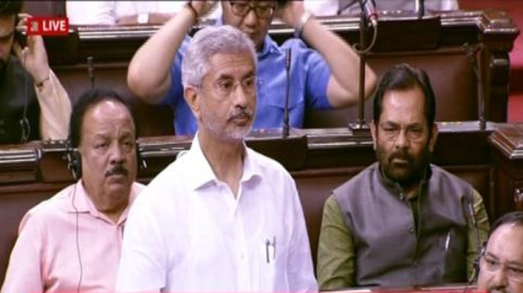 മോദി ട്രംപി​െൻറ മധ്യസ്ഥത ആവശ്യപ്പെട്ടില്ല; രാജ്യസഭയിൽ വിശദീകരിച്ച്​ ജയ്​ശങ്കർ