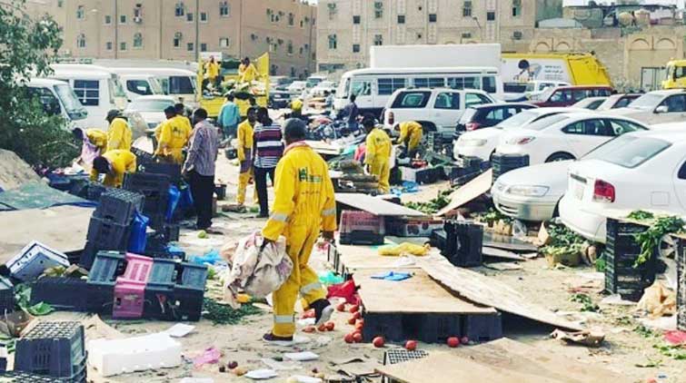 ജലീബി​ലെ കൂട്ടപ്പരി​ശോധനക്ക്​ മുന്നൊരുക്കം തുടങ്ങി