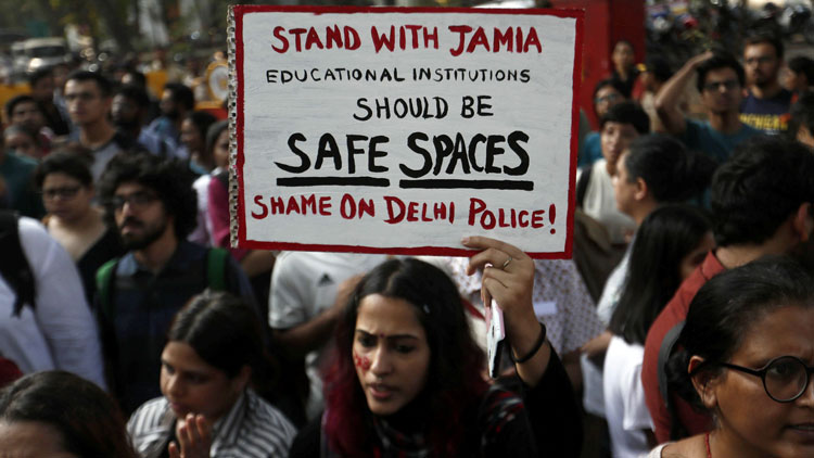 ജാമിഅ പ്രക്ഷോഭം ഒ​​​രു മാസം പിന്നിട്ടു