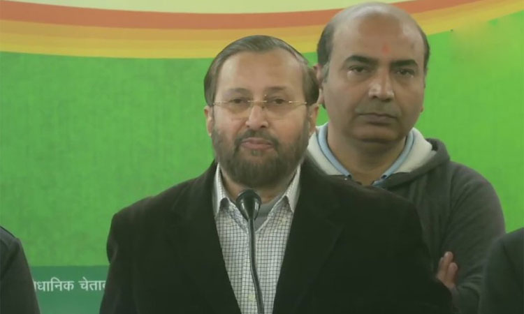 പൗരത്വ നിയമത്തിനെതിരായ ​പ്രക്ഷോഭം: കോൺഗ്രസും എ.എ.പിയും ജനങ്ങളോട്​ മാപ്പ്​ പറയണം -ജാവദേ​കർ