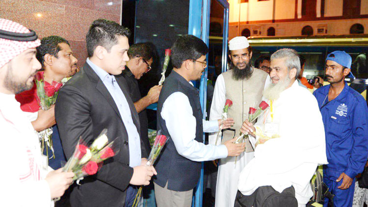 ഇന്ത്യൻ തീർഥാടകർ  മക്കയില്‍ എത്തിത്തുടങ്ങി