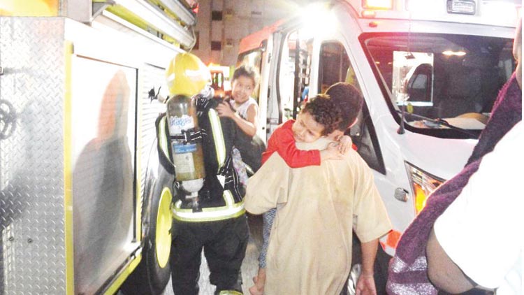 ജി​ദ്ദ​യി​ലെ താ​മ​സ​കേ​ന്ദ്ര​ത്തി​ൽ അ​ഗ്​​നി​ബാ​ധ