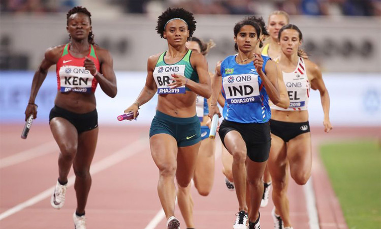 മിക്സ്ഡ് റിലേ: ലോക റെക്കോഡോടെ യു.എസ്; ഇന്ത്യ ഏഴാമത് മിക്സ്ഡ് റിലേ: ലോക റെക്കോഡോടെ യു.എസ്; ഇന്ത്യ ഏഴാമത്