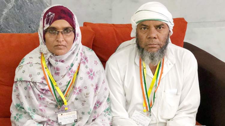 ആദ്യ ഉംറ ജുനൈദിനു വേണ്ടി; പ്രാർഥനാ നിറവിൽ സൈറയും ജലാലുദ്ദീനും