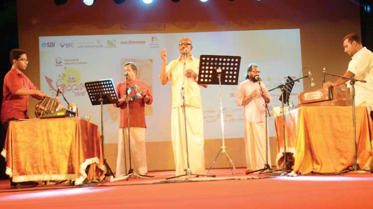 സ്വാതിതിരുന്നാളി​െൻറ ജീവിതം പറഞ്ഞ്​ പ്രവാസലോകത്തുനിന്ന്​ ഒരു കാഥികൻ