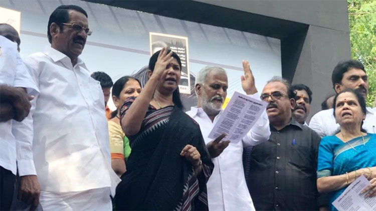 പൗരത്വ നിയമം: തമിഴ്​നാട്ടിൽ കനിമൊഴിയുടെ നേതൃത്വത്തിൽ പ്രതിഷേധം