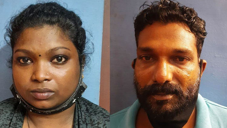 കഞ്ചാവുമായി യുവതിയും കാർ ഡ്രൈവറും പിടിയിൽ