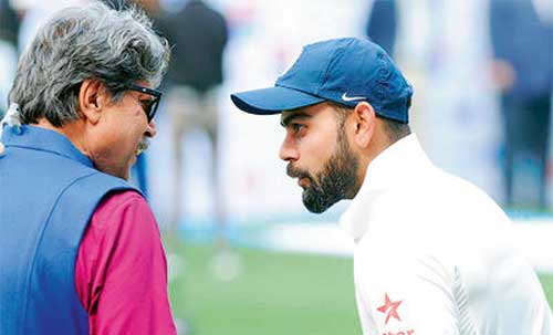 ‘30 ക​ട​ന്നാ​ൽ കാ​ഴ്​​ച കു​റ​യും’ - കോ​ഹ്​​ലി​ക്ക്​ ക​പി​ലി​െൻറ ഉ​പ​ദേ​ശം