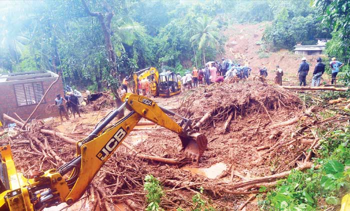 കവളപ്പാറയിൽ രണ്ട്​ മൃതദേഹങ്ങൾ കണ്ടെത്തി; മരണം 11