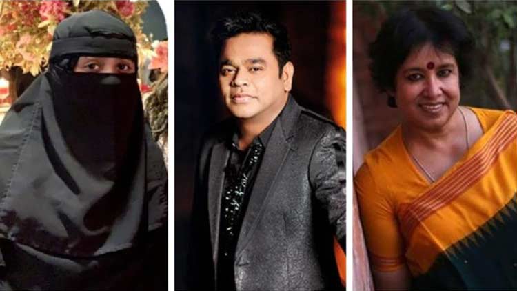 എ.ആർ. റഹ്മാന്‍റെ മകൾ ബുർഖ ധരിച്ച് കാണുമ്പോൾ ശ്വാസംമുട്ടുന്നുവെന്ന് തസ്​ലീമ; മറുപടിയുമായി ഖദീജ