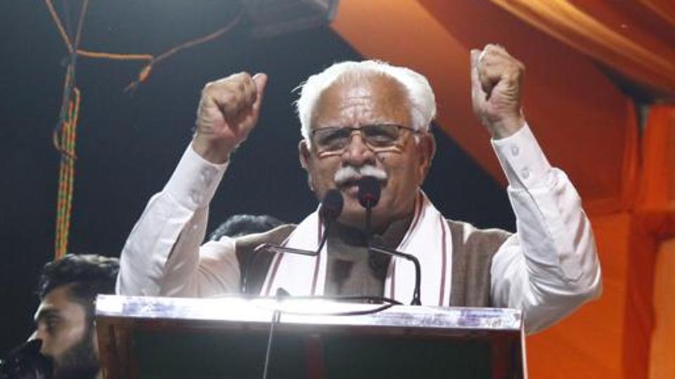 7+2 ഫോർമുലയുമായി മനോഹർ ഖട്ടാർ മുഖ്യമന്ത്രി സ്ഥാനത്തേക്ക്