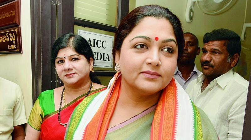 തമിഴ്​നാട്ടിൽ കോൺഗ്രസ്​ പട്ടികയായി; ഖു​ശ്​​ബു​വി​ന്​ സീ​റ്റി​ല്ല