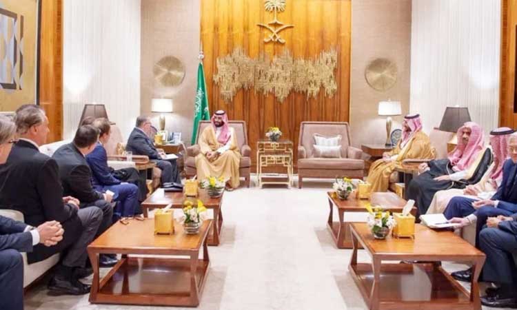 അമേരിക്കയിലെ ഇവാഞ്ചലിക്കൽ ക്രിസ്​ത്യൻ നേതാക്കൾ കിരീടാവകാശിയുമായി കുടിക്കാഴ്​ച നടത്തി