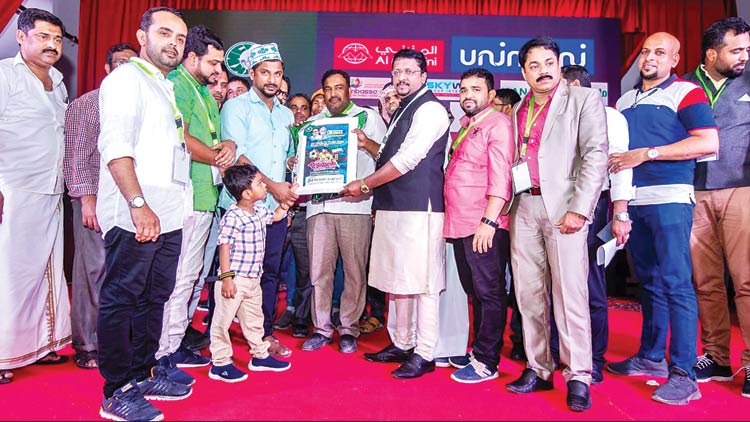 കെ.​എം.​സി.​സി ഏ​ക​ദി​ന ഫു​ട്ബാ​ൾ;  പോ​സ്​​റ്റ​ർ പ്ര​കാ​ശ​നം ചെ​യ്തു