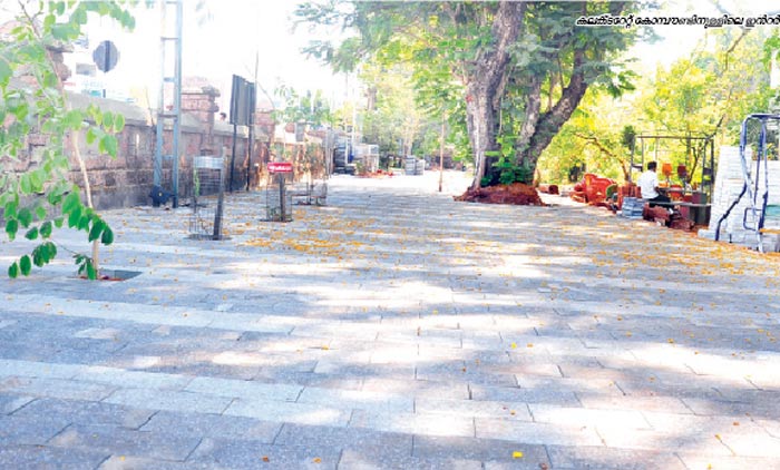 നഗരം മോടികൂട്ടൽ പുരോഗമിക്കുന്നു