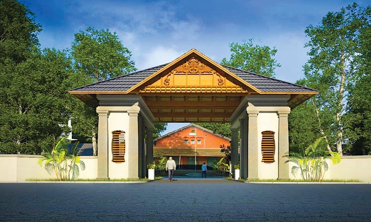 കൊയിലാണ്ടി കോടതി സമുച്ചയത്തിന് ചുറ്റുമതിലും കവാടവും ഉയരുന്നു