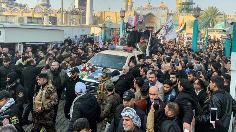 പ്രതികാരത്തിന്​ മുറവിളിയുമായി ഇറാഖിൽ വിലാപയാ​ത്ര