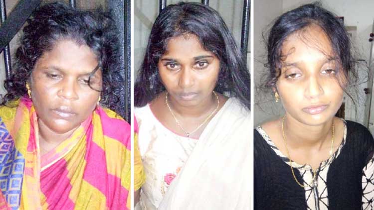 ഒന്നര മണിക്കൂറിനിടെ നാലിടങ്ങളിൽ മോഷണം; നാടോടി സംഘത്തിലെ മൂന്നുപേർ പിടിയിൽ