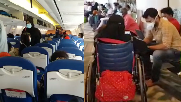 ഒമാനിലെ പ്രവാസികളുമായി ആദ്യ വിമാനം കൊച്ചിയിൽ