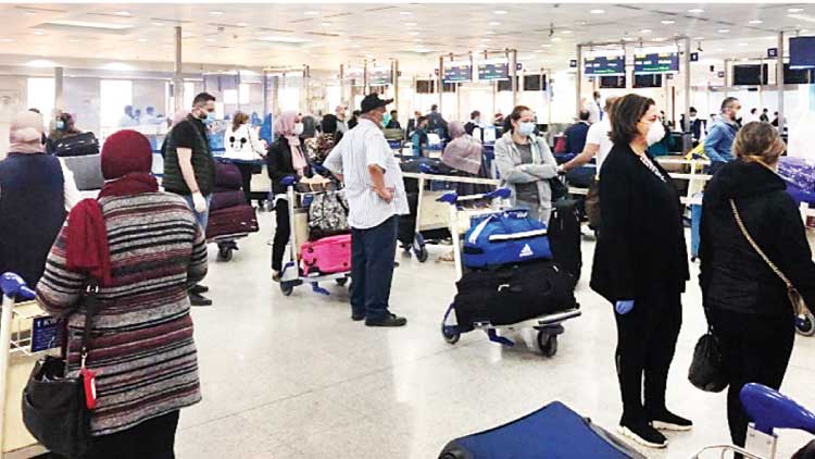 കു​വൈ​ത്തി​ൽ കു​ടു​ങ്ങി​യ 125 ല​ബ​നാ​ൻ​കാ​രെ കൊ​ണ്ടു​പോ​യി