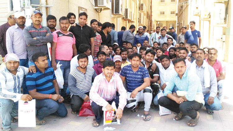 ശമ്പളവും ഭക്ഷണവുമില്ലാതെ ഇന്ത്യൻ തൊഴിലാളികൾ ക്യാമ്പിൽ ദുരിതത്തിൽ