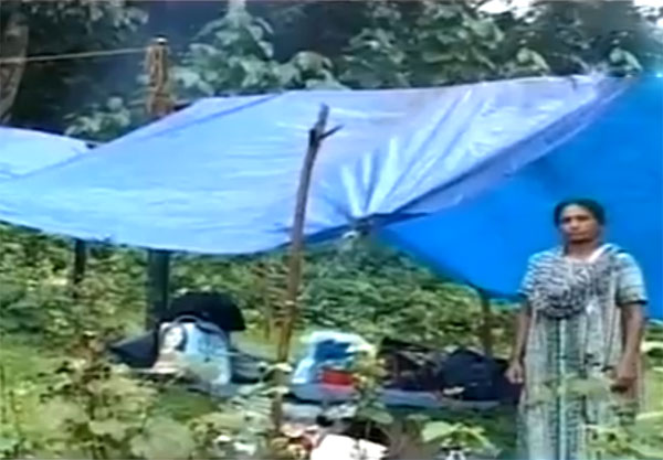 മുണ്ടക്കയത്ത് സര്‍ക്കാര്‍ ഭൂമി കൈയ്യേറി കുടില്‍ കെട്ടി