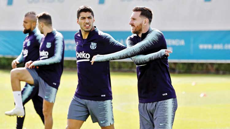 ചാമ്പ്യൻസ് ലീഗ്: മെസ്സിയുമായി ബാഴ്സലോണ ഇൻററിൽ ചാമ്പ്യൻസ് ലീഗ്: മെസ്സിയുമായി ബാഴ്സലോണ ഇൻററിൽ