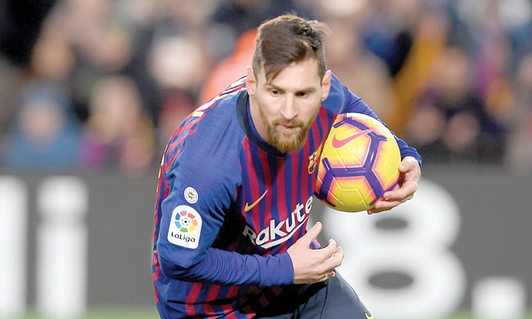 മെ​സ്സി കാ​ത്തു; തോ​ൽ​വി  ഒ​ഴി​വാ​ക്കി ബാ​ഴ്​​സ