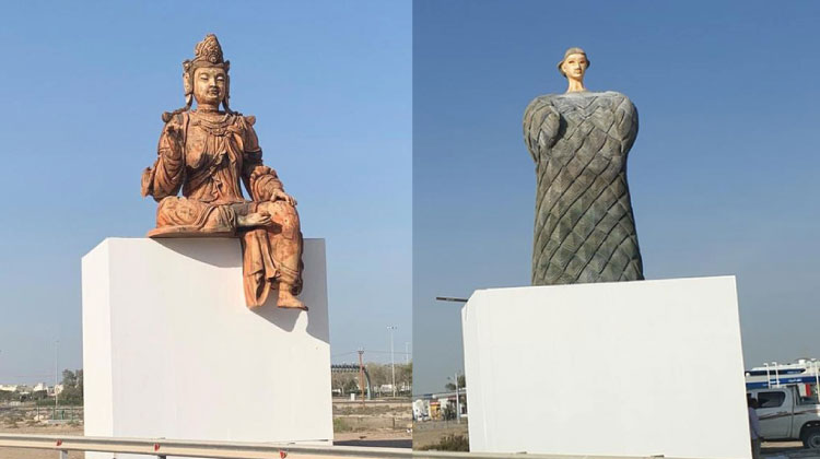 പ്ര​ശ​സ്​​ത ശി​ൽ​പ മാ​​തൃ​ക​ക​ൾ വഴിയോര​ത്ത്​;  ര​ണ്ടാം ഹൈ​വേ ഗാ​ല​റി​യു​മാ​യി ലൂ​വ​ർ