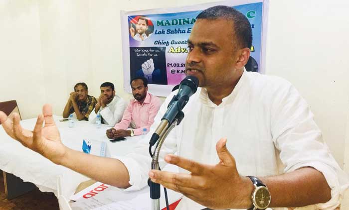 മോദി സർക്കാർ ഭരണ സംവിധാനങ്ങളെ  രാഷ്​ട്രീയവത്കരിച്ചു -അഡ്വ. ഹാരിസ് ബീരാൻ