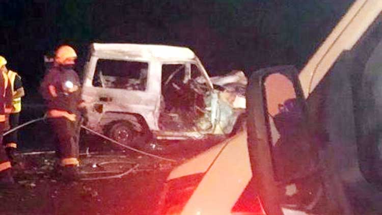 മ​ദീ​ന​യി​ൽ വാ​ഹ​ന​ാപകടം: അ​ഞ്ചു​പേ​ർ വെ​ന്തു​മ​രി​ച്ചു