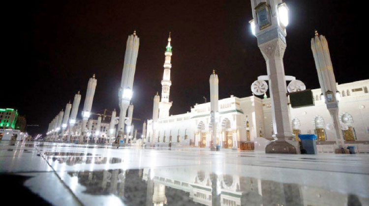 മ​ദീ​നയി​ൽ മ​ഴ പെ​യ്​​തു