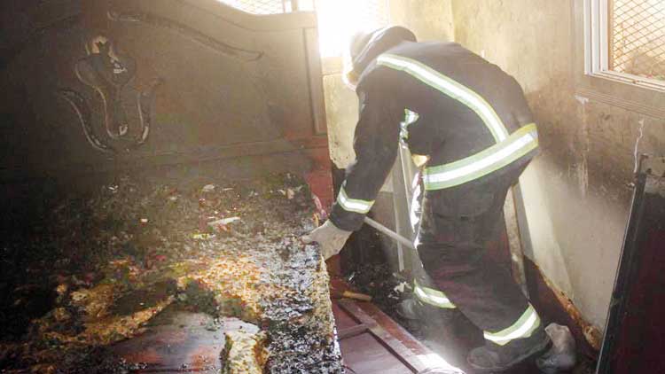 മദീനയിലെ താമസകേന്ദ്രത്തിൽ അഗ്​നിബാധ; രണ്ടുപേർക്ക്​ പരിക്ക്