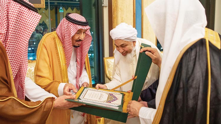 തീവ്രവാദത്തിനും ഭീകരതക്കുമെതിരെ മുസ്​ലിം  പണ്ഡിത െഎക്യം പ്രശംസനീയം -സൽമാൻ രാജാവ്​