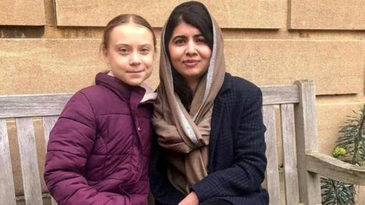 മലാലയും ഗ്രേറ്റയും കണ്ടുമുട്ടി; നെഞ്ചേറ്റി സോഷ്യൽ മീഡിയ