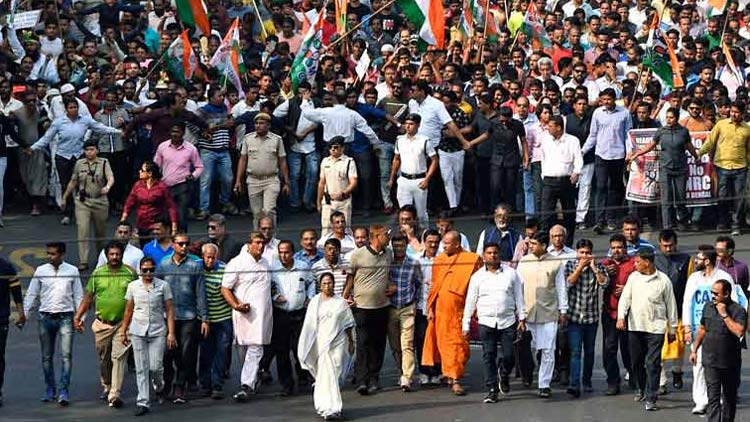 കൊൽക്കത്തയിൽ മമതയുടെ നാലാമത്തെ റാലി