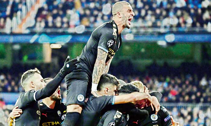 ചാ​മ്പ്യ​ൻ​സ്​ ലീ​ഗ്​ പ്രീ​ക്വാ​ർ​ട്ട​ർ ആ​ദ്യ പാ​ദ​ത്തി​ൽ റ​യ​ലി​നെ​തി​രെ സി​റ്റി​ക്ക്​ ജ​യം