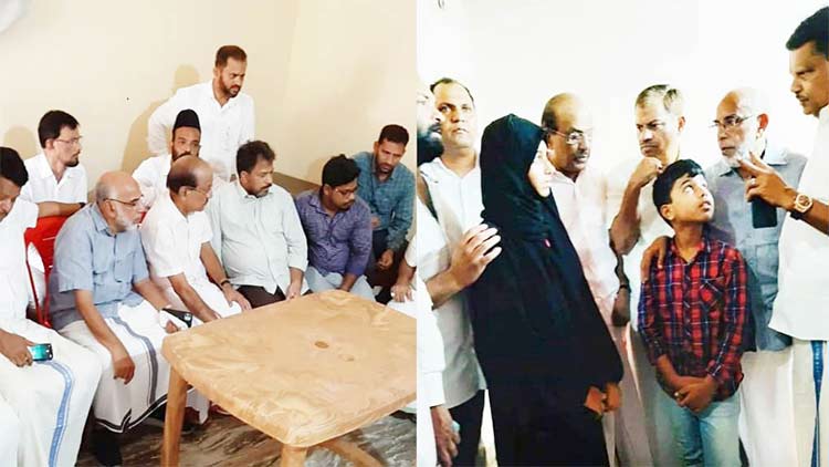 മംഗളൂരു വെടിവെപ്പില്‍ കൊല്ലപ്പെട്ടവരുടെ വീടുകള്‍ മുസ്​ലിം ലീഗ് നേതാക്കള്‍ സന്ദര്‍ശിച്ചു
