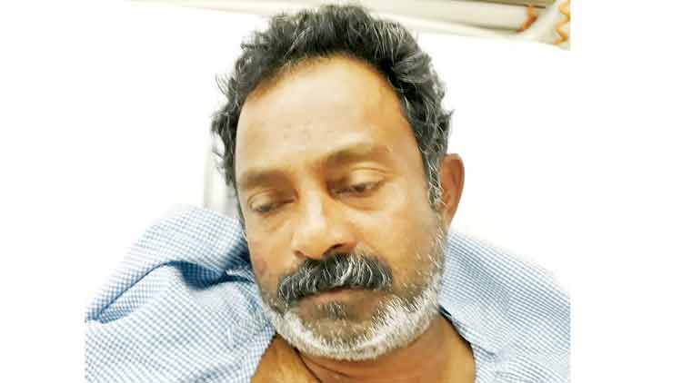 മ​ണി​ക​ണ്​​ഠ​ൻ കാ​ത്തി​രി​ക്കു​ന്നു; നാ​ട്ടി​ലെ​ത്താ​ൻ സ​ഹാ​യം തേ​ടി