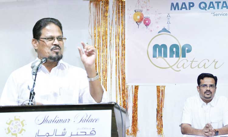 മാ​പ് ഖ​ത്ത​ർ പാ​ല​ക്കാ​ട് ഇ​ഫ്താ​ർ സം​ഗ​മം