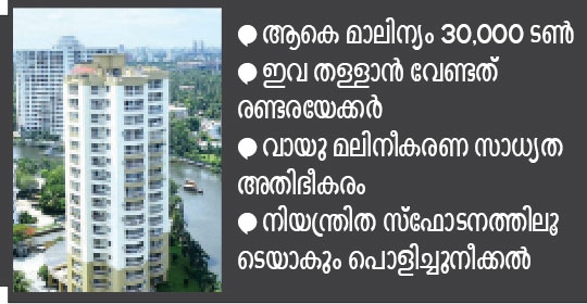 പൊളിക്കാം; മാലിന്യമോ? നാ​ല് ബ​ഹു​നി​ല കെ​ട്ടി​ട​ങ്ങ​ൾ പൊ​ളി​ക്കു​മ്പോ​ഴു​ണ്ടാ​കു​ന്ന മാ​ലി​ന്യം എ​ന്തു​ചെ​യ്യു​മെ​ന്ന്​ ആ​ശ​ങ്ക