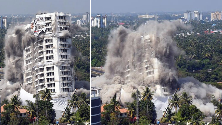 മരട്​: പത്ത്​ ഫ്ലാറ്റ്​ ഉടമകൾക്ക് ​2.34 കോടി നഷ്​ടപരിഹാരം