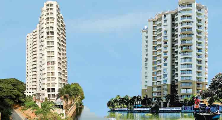 ഹോളിഫെയ്ത്ത് എച്ച്.ടു.ഒ, ആൽഫ സെറീൻ ഫ്ലാറ്റുകൾ പൊളിക്കാൻ ഇനി മണിക്കൂറുകൾ