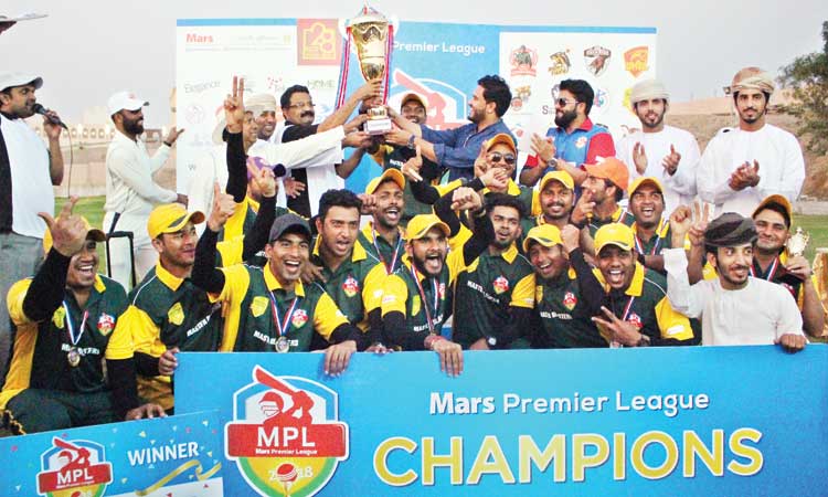 മാർസ്​ പ്രീമിയർ ലീഗ്​ ക്രിക്കറ്റ് മാസ്​റ്റർ ബ്ലാസ്​റ്റേഴ്​സ്​ ജേതാക്കൾ