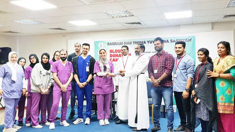 മാ​ർ​ത്തോ​മ യു​വ​ജ​ന​സ​ഖ്യം ര​ക്ത​ദാ​ന ക്യാ​മ്പ്​ സം​ഘ​ടി​പ്പി​ച്ചു